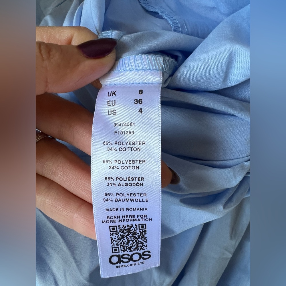 ASOS Blue Mini Dress - Picture 10 of 10